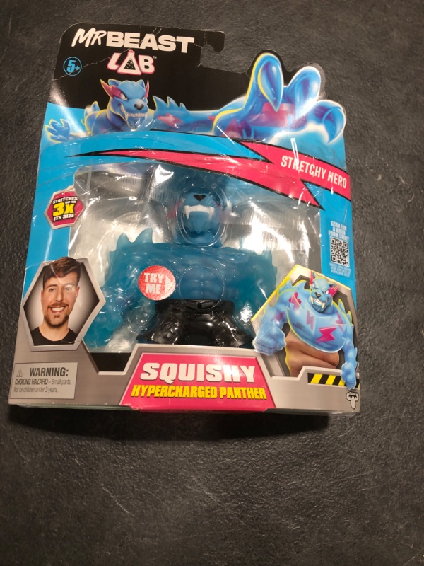 Photo 1 of MrBeast Lab Heroes of Goo Jit Zu Goo Hypercharged Panther Action Figure
