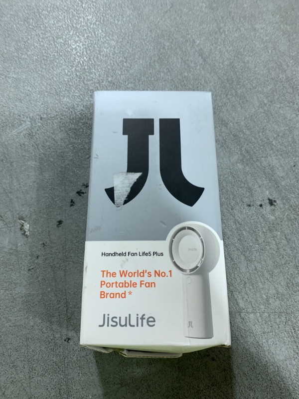 Photo 1 of JISULIFE Handheld Portable Turbo Fan [16H Max Cooling Time], 4000mAh USB Rechargeable Personal Battery Operated Mini Small Pocket Fan with 5 Speeds for Travel/Outdoor/Vacation/Concerts - Brown