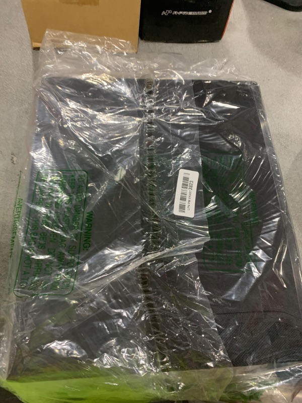 Photo 1 of BALEINE File Organizer Box with Lid, Collapsible File Folder Organizer with Plastic Slide, Hanging File Folder Box for Office Document Storage (1 Pack, Black)