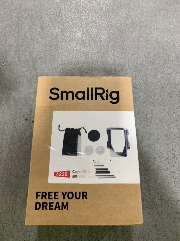 Photo 1 of SmallRig Cage Kit for Canon PowerShot V10 with Furry Windshields, Camera Cage, Lens Cap and Storage Bag, Effectively Reducing Wind Noise About 20dB, for Outdoor Shooting, Travel, Vlog - 4235