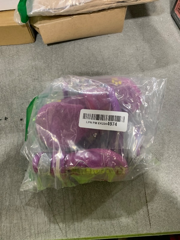 Photo 1 of QUMY Dog Shoes for Large Dogs, Medium Dog Boots & Paw Protectors for Winter Snowy Day, Summer Hot Pavement, Waterproof in Rainy Weather, Outdoor Walking, Indoor Hardfloors Anti Slip Sole Purple Size 5