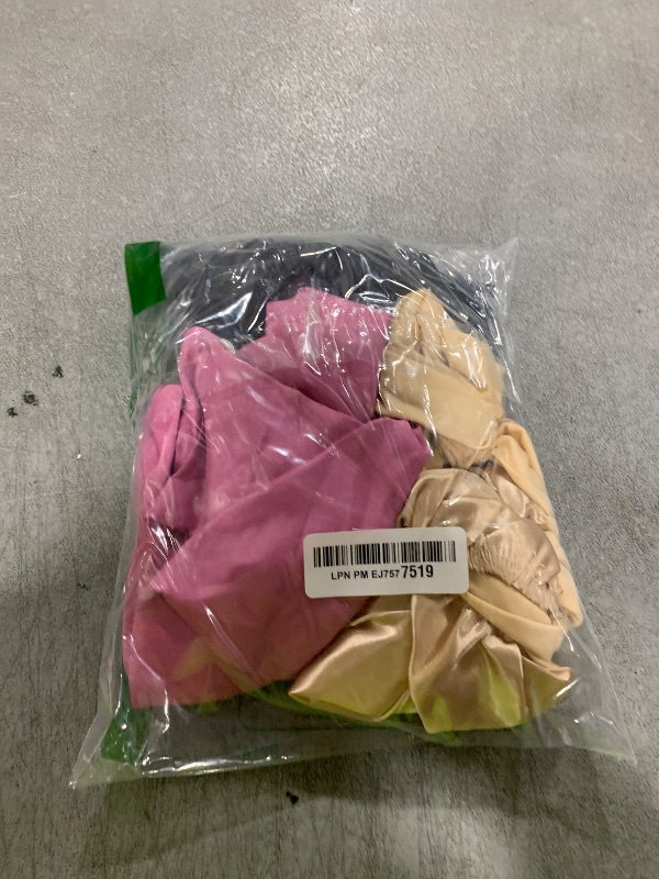 Photo 1 of 3Pcs Bonnets for Sleeping, Extra Satin Silk Bonnet for Sleeping Women with Tie Band for Curly Hair Jumbo Bonnet Braids