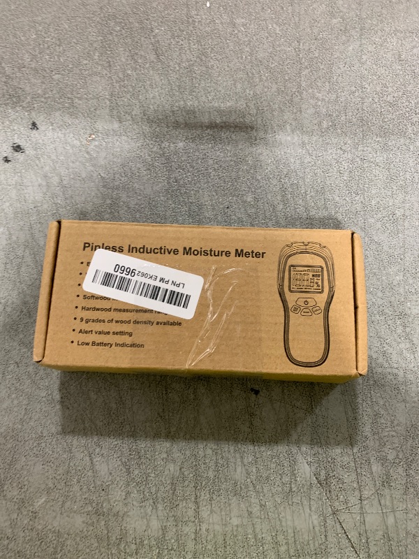 Photo 1 of Pinless Moisture Meter - Povlen Wood Moisture Meter Digital Moisture Detector for Lumber Drywall Firewood Masonry Woodworking Plaster Floor Concrete Building with LCD Display Sound Alarm