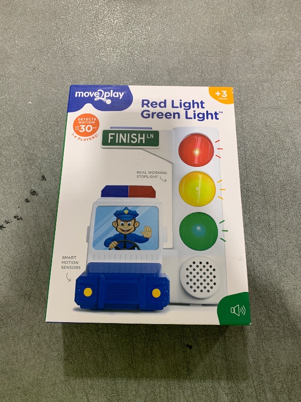 Photo 1 of Move2Play, Red Light Green Light Game with Motion Sensing | Family Fun & Birthday Party Games | Gift for Kids, Preschool, & Toddlers Ages 2, 3, 4, 5, 6, 7+ Year Olds | Travel, Indoor, Outdoor