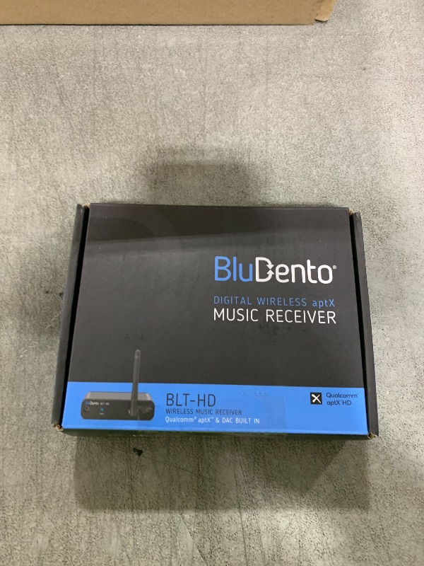 Photo 1 of BluDento BLT-HD aptX HD Bluetooth Receiver, Hi-Fi Bluetooth v5.1 Audio Adapter with TI DAC,Analog RCA Output, Digital Coaxial and Optical Output with Enhanced Working Range