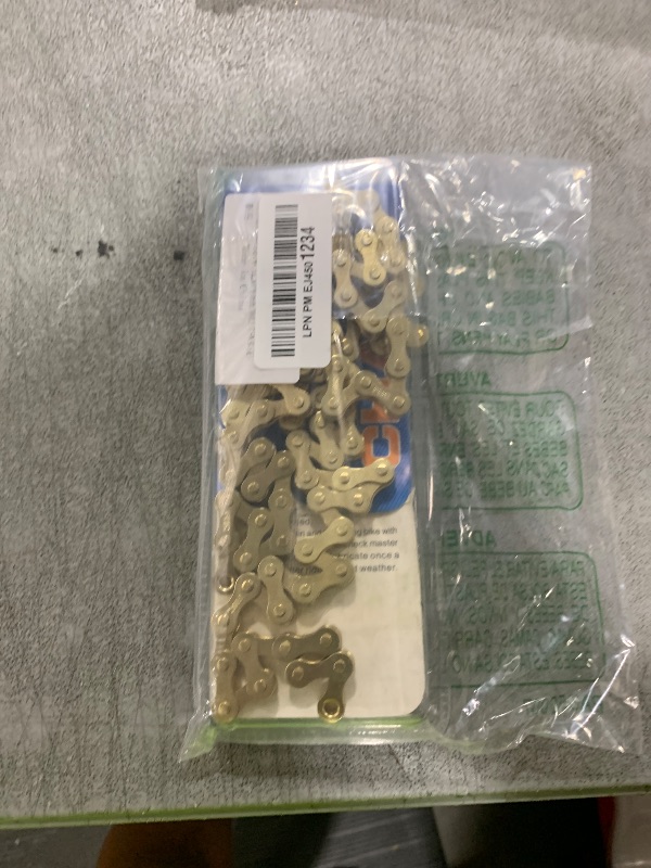 Photo 1 of FSC F410 1-Speed Bicycle Chain (1/2 x 1/8-Inch, 104L) (Ti-N Gold)
