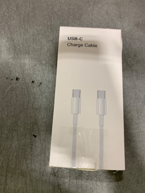 Photo 1 of chcela 60W USB C to USB C Cable [3Pack] iPhone 16 15 Fast Charging Cable,6ft Long USB-C to USBC Power Cord for iPhone 16/15 Pro Plus Pro Max, MacBook Pro Air/IPad/iPad Pro 12.9/11,AirPods 4(White)