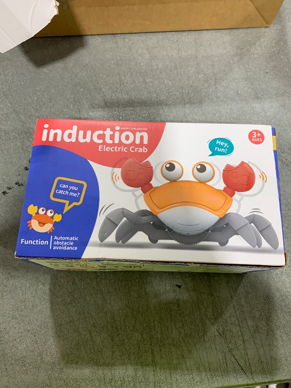 Photo 1 of Pbooo Crawling Crab Baby Toy, Interactive Walking Dancing Moving Crab Toy (Infrared Sensing) 3-6 6-12 Months, Toddler Learning Tummy Time Crab, Infant Music Sensory Birthday Gifts