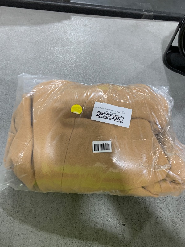 Photo 1 of IDEALSANXUN Wool Coats for Women 2025 Fall Winter Clothes Double Breasted Trench Coats Peacoat Overcoats Tweed Blazer Jackets, Camel, XL