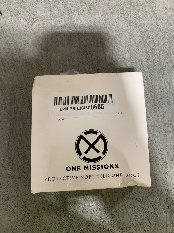 Photo 1 of One MissionX Protective Silicone Boot for YETI 46oz 36oz 26oz 18/12oz, Owala 32oz 24oz Bottles & Yonder Water Bottles, Anti-Slip Bottom Sleeve Cover, BPA Free (Clear White, Fits 46 oz)