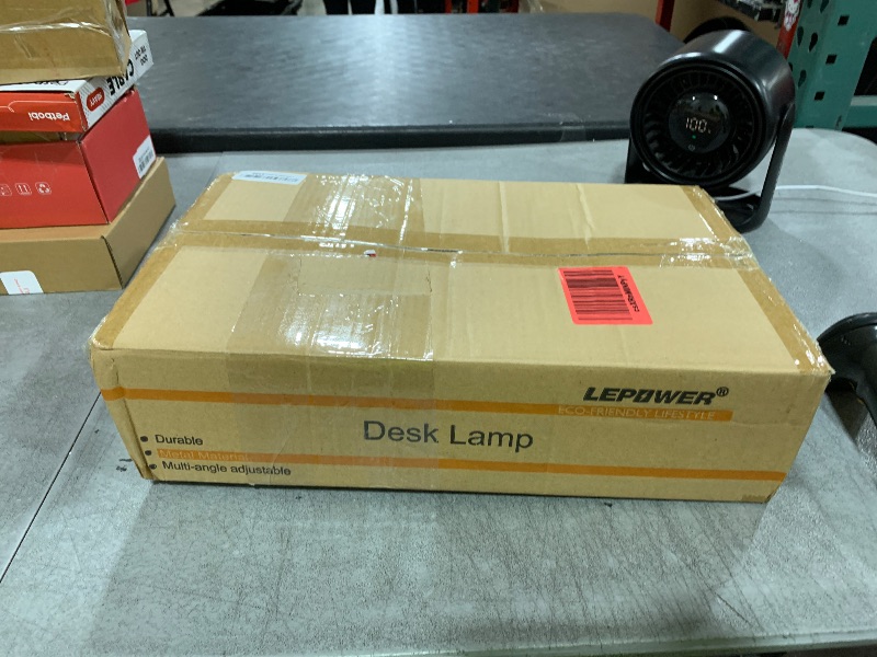 Photo 1 of LEPOWER Metal Desk Lamp, Adjustable Goose Neck Architect Table Lamp with On/Off Switch, Swing Arm Desk Lamp with Clamp, Eye-Caring Reading Lamp for Bedroom, Study Room &Office (Sandy Black)