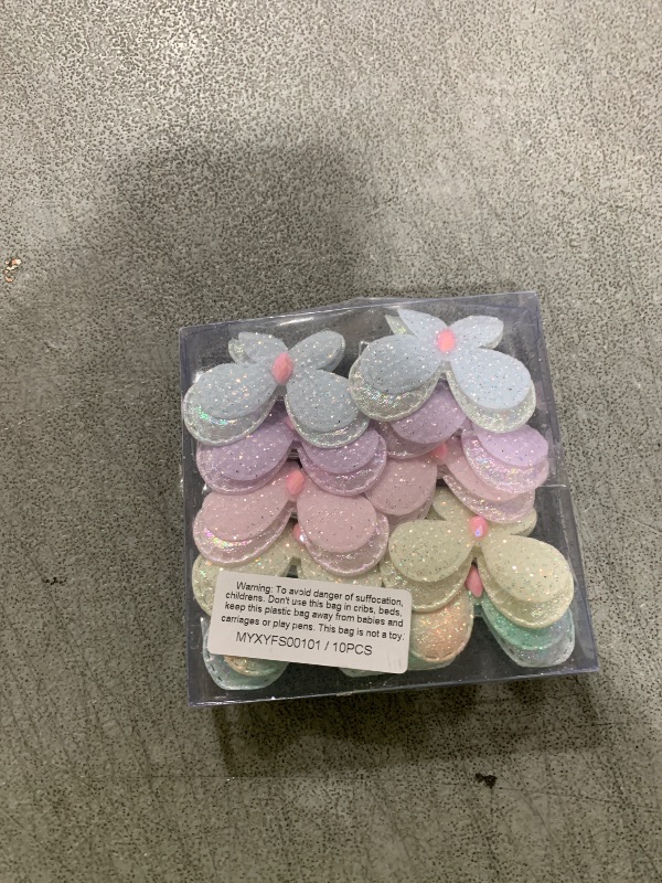 Photo 1 of 10 PCS Baby Hair Clips, 2 Inch Butterfly Hair Bows, Hair Clips for Girls, Mini Colorful Butterfly Hair Barrettes and Hair Accessories for Baby Girls, Infants, Toddlers, Kids