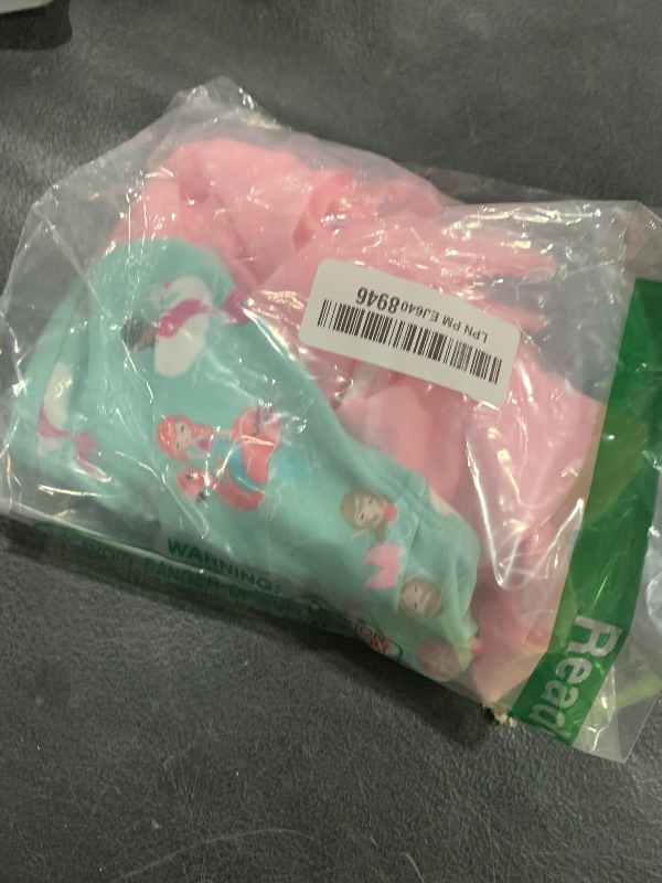 Photo 1 of Simple Joys by Carter's Girls' 2-Piece Assorted Rashguard Sets, Aqua Green Swan/Pink Mermaid, 2T