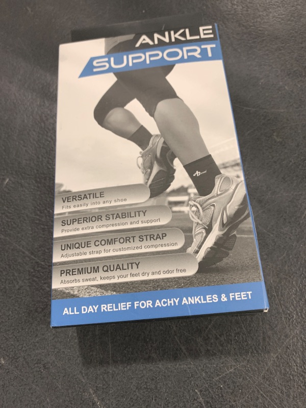 Photo 1 of ABIRAM Ankle Brace for Women & Men, Ankle Compression Sleeve, Foot Sleeve with Wrap, Ankle Support, Foot Brace for Sprained Foot & Arch, Plantar Fasciitis Relief Socks, Achilles Tendonitis