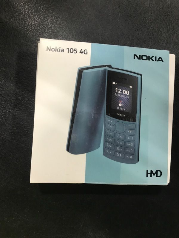 Photo 1 of Nokia 105 4G | Dual SIM | GSM Unlocked Mobile Phone | Volte | Charcoal | International Version | Not AT&T/Cricket/Verizon Compatible