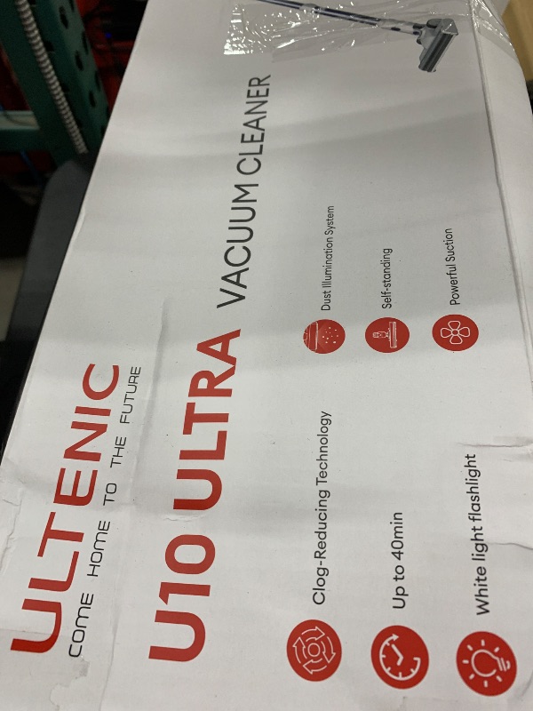 Photo 1 of Ultenic U10 Ultra Cordless Stick Vacuum Cleaner, 500W Motor, 45KPa Suction, Max 40mins Runtime, Anti-Tangle Brush, 1L Dustbin Capacity, Stick Vacuum for Home, Pet Hair, Hardwood Floors, and Carpets