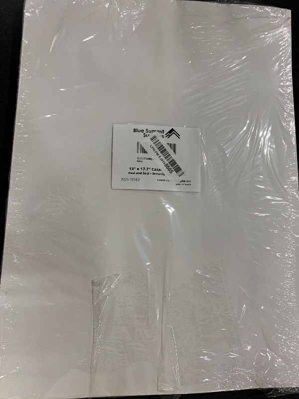 Photo 1 of Blue Summit 50 Large Mailing Envelopes 13x18, White 13 x 18 Envelopes, Self Seal Catalog, Security Tinted for Mailing