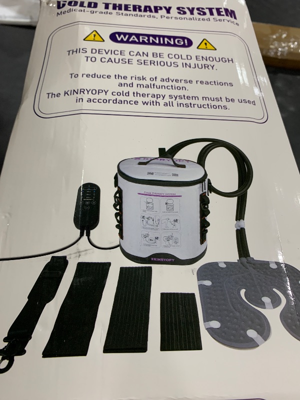 Photo 1 of Cold Therapy Machine for Shoulder with Programmable Timer, Portable Ice Machine for Shoulder After Surgery, Lightweight Replacement Recovery System, Cryotherapy Pain Relief w/Compression Pad