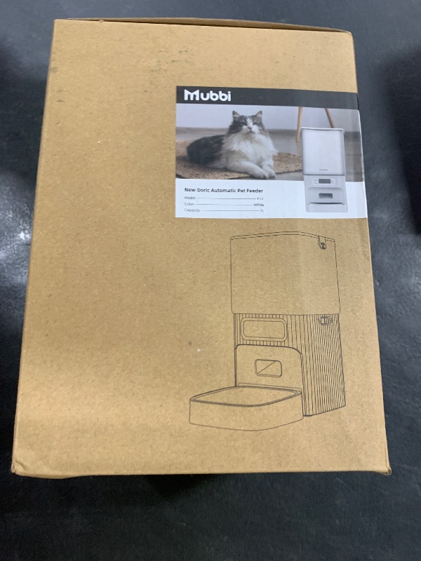Photo 1 of Automatic Cat Feeder, 7L Automatic Dog Feeder with Desiccant Bag, 1-6 Meals Ideal for Multiple Pets, Dual Power Supply, Keep Food Fresh, Detachable Washable