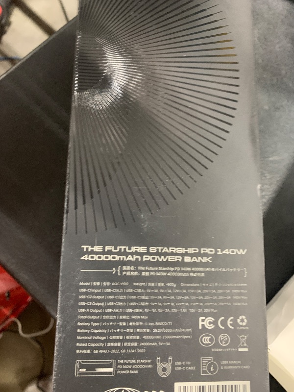 Photo 1 of Edge X100 Professional 520W Power Bank PD3.1 Fast Charging,30000mah 97Wh Portable Power Station with Detail Screen,3Port Portable Charger,DC/XT30 Port for DJI,Type C for iPhone,Samsung,MacBook