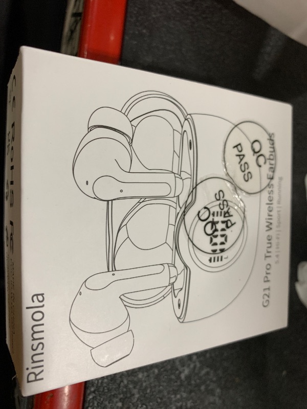 Photo 1 of Wireless Earbuds, 2025 Bluetooth 5.4 Headphone 3D Bass Hi-Fi Stereo Ear Buds, 4 ENC Noise Cancelling Mic, 40H 3g USB-C in-Ear Earphone, IP7 Waterproof Workout Sport for Laptop Pad Android iOS, Black