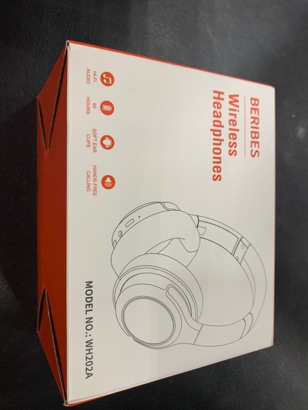 Photo 1 of BERIBES Bluetooth Headphones Over Ear, 65H Playtime and 6 EQ Music Modes Wireless Headphones with Microphone, HiFi Stereo Foldable Lightweight Headsets, Deep Bass for Home Office Cellphone PC Ect.
