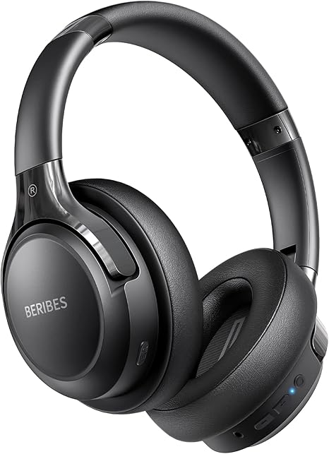 Photo 1 of BERIBES Bluetooth Headphones Over Ear, 65H Playtime and 6 EQ Music Modes Wireless Headphones with Microphone, HiFi Stereo Foldable Lightweight Headsets, Deep Bass for Home Office Cellphone PC Ect.