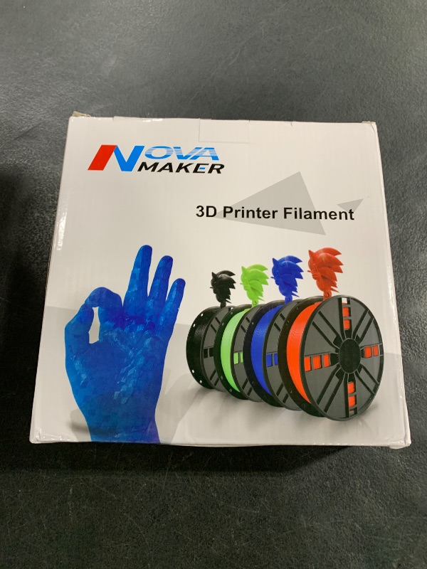Photo 1 of NOVAMAKER TPU Filament 1.75mm, Green Flexible TPU 3D Printer Filament with 20g Cleaning Filament, 2.0lbs Spool, Dimensional Accuracy +/- 0.05mm, 95A Soft TPU Green