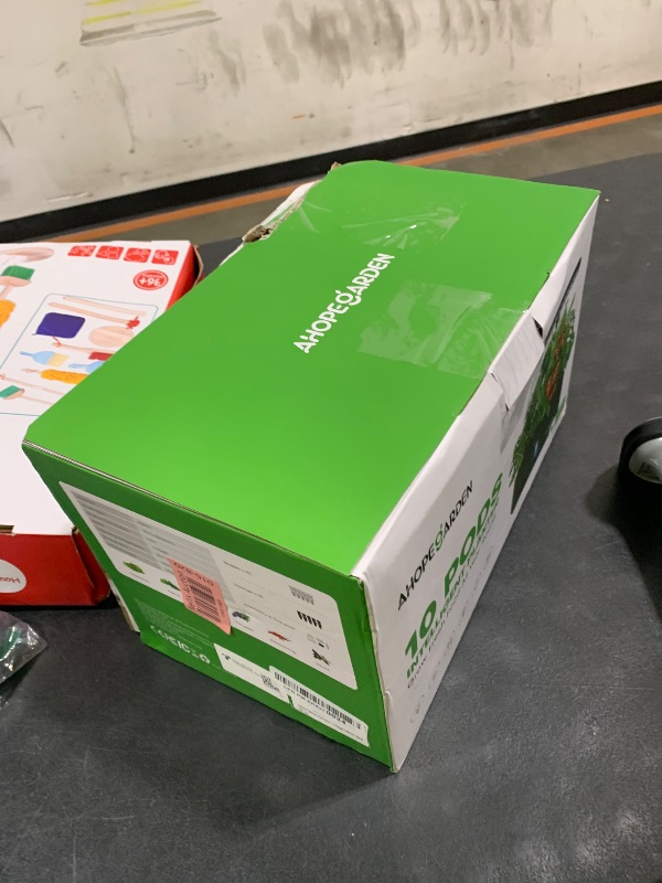 Photo 1 of Ahopegarden Indoor Garden Hydroponics Growing System: 10 Pods Plant Germination Kit Aeroponic Herb Vegetable Growth Lamp Countertop with LED Grow Light - Hydrophonic Planter Grower Harvest Lettuce