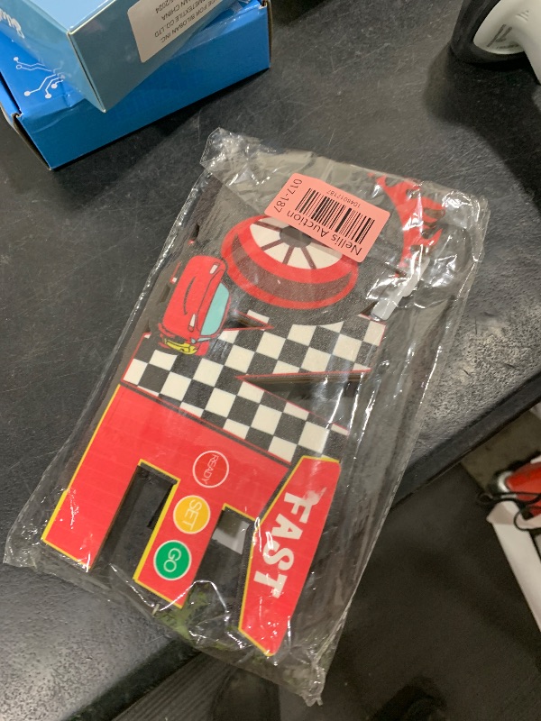 Photo 1 of TONIFUL Race Car ONE Letter Sign Table Centerpieces Fast One Birthday Decorations for Boys,Cars 1st Birthday Decorations for One Year Old Birthday Favors Party Baby Shower Photo Booth Props(2 Set)