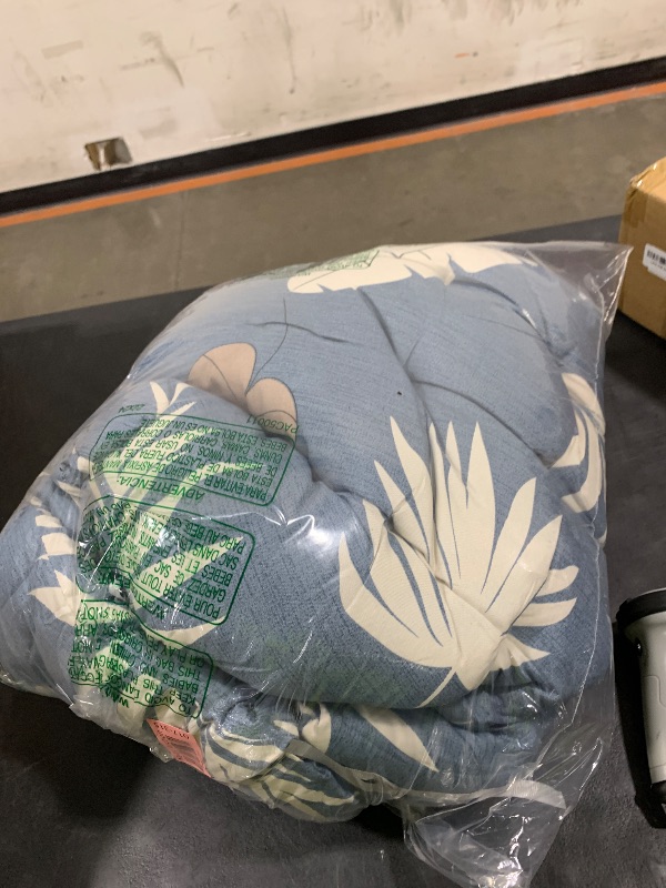 Photo 1 of 67 Inch Patio Lounge Chair Cushion,Rocking Chair Sofa Cushion,Indoor/Outdoor Floral Printed Lounger Cushions with Ties and Top Cover Non-Slip High Back Chair Cushions (Style 1)