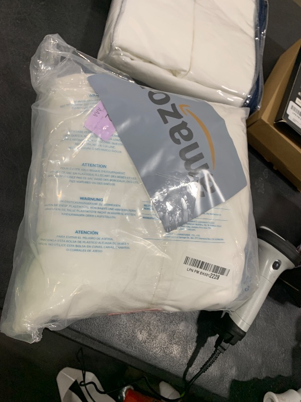 Photo 1 of Bedsure White Duvet Cover King Size - 3 Pieces Prewashed Extra Soft Bedding Set, Includes 1 Duvet Cover 104x90 Inches with Zipper Closure & 2 Pillow Shams, Comforter Not Included