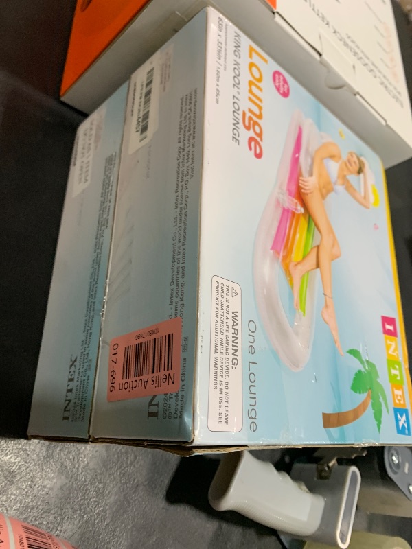 Photo 1 of Intex King Kool Lounge Inflatable Swimming Pool Lounger with Headrest (Pair)