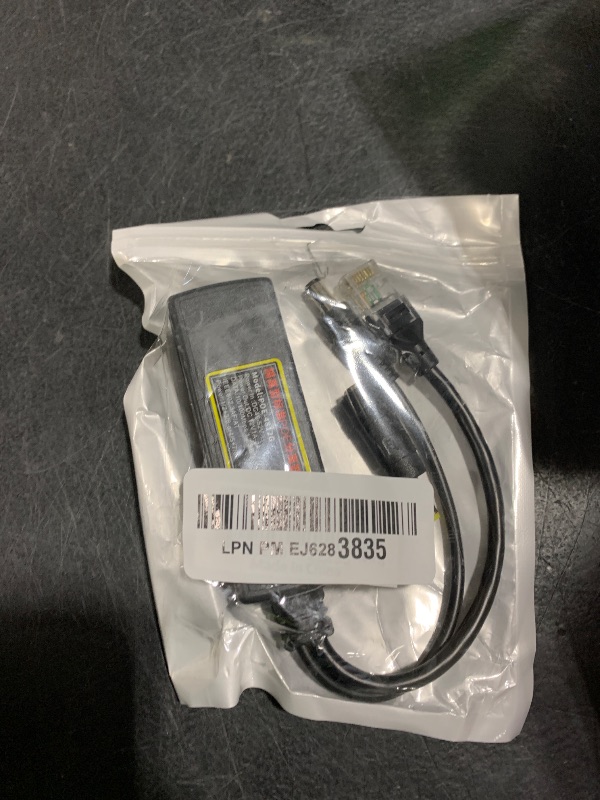 Photo 1 of Mount Genie PoE Power Over Ethernet Splitter Adapter 15W Output for Voice Assistants (1-Pack)