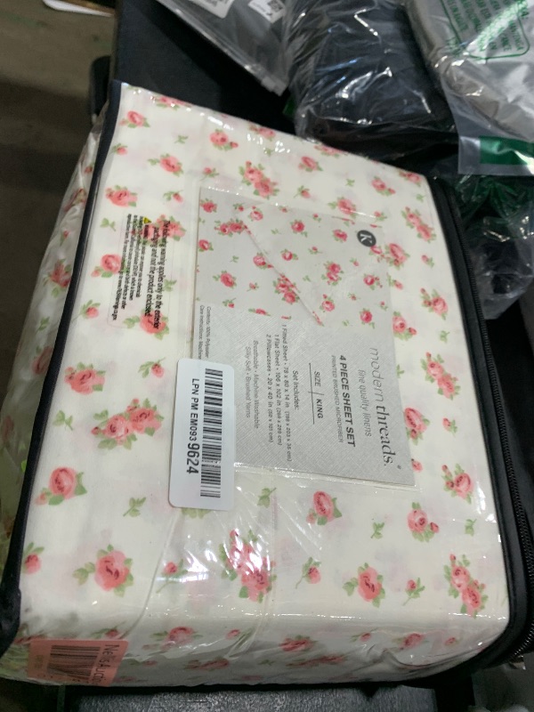 Photo 1 of Modern Threads Silky Soft Microfiber and Wrinkle Free Sheets - Luxurious Microfiber Bed Sheets Includes Flat Sheet, Fitted Sheet with Deep Pockets, & Pillowcases Ivory, King