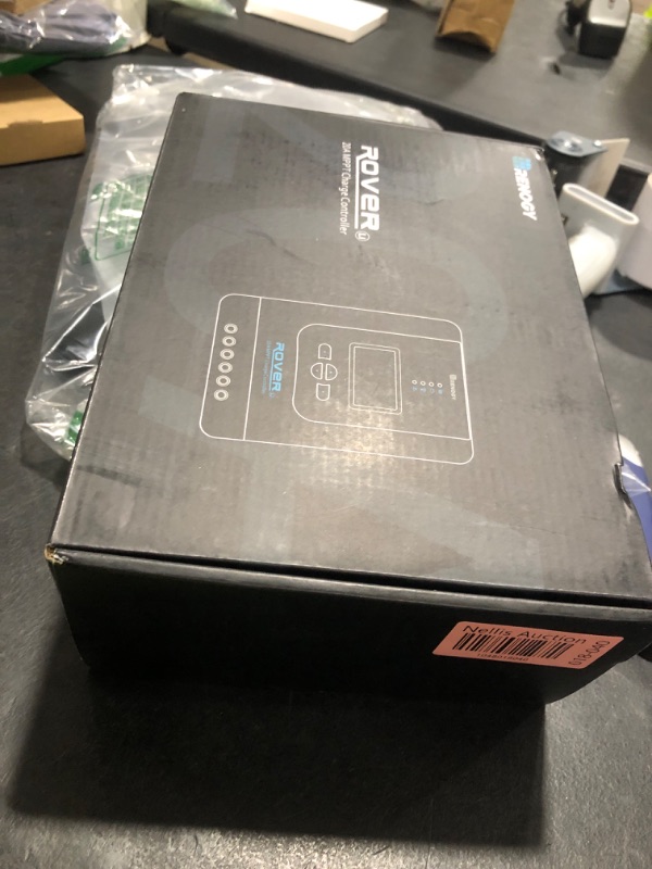 Photo 1 of Renogy Charge Controller-Rover 20A MPPT 12V/24V Auto-Detect LCD Display | 99.9% Efficiency for Gel/Flooded/Lithium Batteries | Dual-Peak Tracking & Modbus Support (20A 12V/24V)