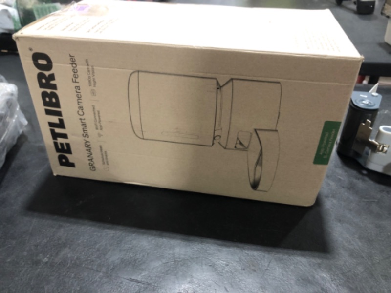 Photo 1 of PETLIBRO Automatic Cat Feeder with Camera, 1080P HD Video with Night Vision, 5G WiFi Pet Feeder with 2-Way Audio, Low Food & Blockage Sensor, Motion & Sound Alerts for Cat & Dog Single Tray