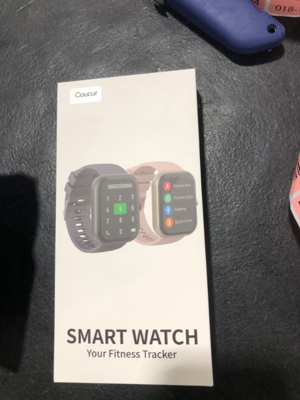 Photo 1 of Smart Watch for Men Women (Answer/Make Call), 1.96" HD Fitness Tracker Running Watch, IP68 Waterproof,Pedometer, Sleep/Step/Activity/Heart Rate Monitor,110+ Sport Mode Smartwatch for iOS Phone,Purple