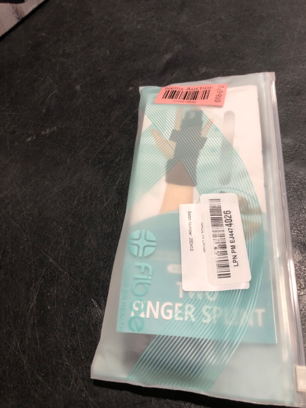 Photo 1 of Fibee  Finger Splint, Adjustable Two Finger Splint Full Hand and Wrist Brace Support, Metal Straightening Immobilizer Treatment for Sprains, Mallet Injury, Arthritis(S/M)