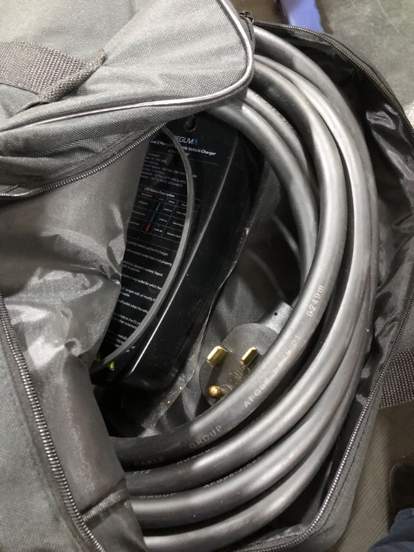 Photo 1 of SEGUMA Level 2 EV Charger, 40Amp Electric Car Chargers 25FT Cable with NEMA 14-50 Plug, Adjustable Current, Timing Delay Electric Vehicle Chargers for J1772 BEVs/PHEVs 240V 9.6kW
