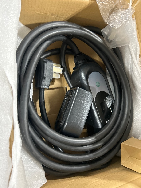 Photo 1 of SubSun Universal Portable Level 2 EV Charger 50Amp 240V Electric Car Charger for All North American EVs Includes J1772 and Tesla, 25FT EV Charging Cable with NEMA 14-50 Plug (with Tesla Adapter)