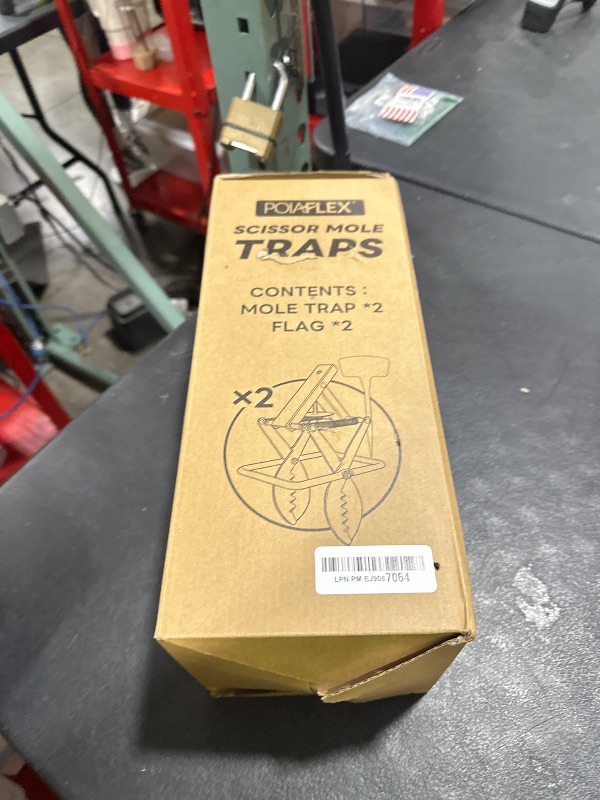 Photo 1 of Mole Trap Scissor 2 Pack, Upgraded Mole Traps for Lawns That Kill Best, Galvanized Steel Mole Killer, Easy Step Setup