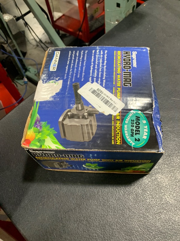 Photo 1 of Danner Manufacturing, Inc., Supreme 250 GPH Hydro-Mag, Recirculating Water & Air Pump with Venturi, 40122