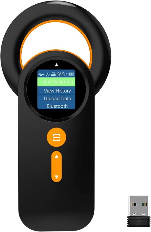 Photo 1 of Symcode Animal Microchip Scanner with 1.44IN TFT Display, Bluetooth Wireless Pet Chip Scanner RFID Reader ISO11784/85/FDX-B/EMID 240 Records Data Storage Upload to PC