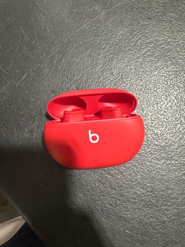 Photo 1 of Beats Studio Buds - True Wireless Noise Cancelling Earbuds - Compatible with Apple & Android, Built-in Microphone, IPX4 Rating, Sweat Resistant Earphones, Class 1 Bluetooth Headphones - Red
