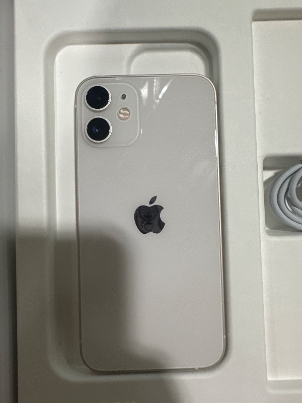 Photo 1 of Apple iPhone 12 Mini, 256GB, White - Unlocked (Renewed Premium)