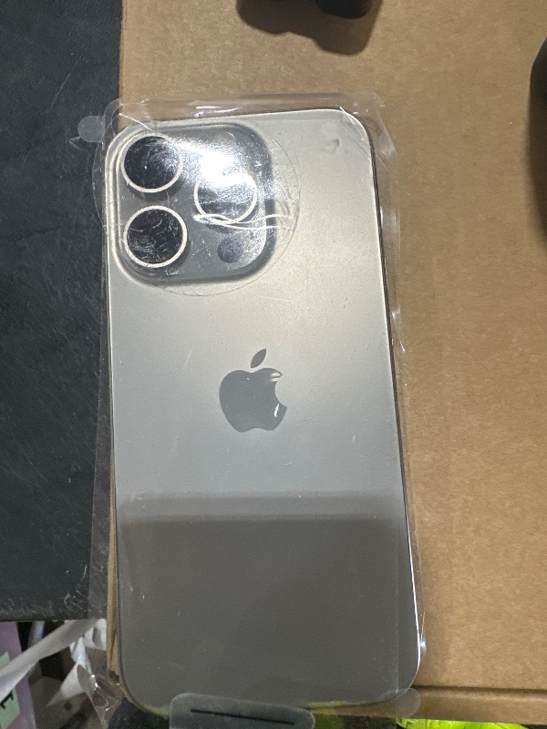 Photo 1 of Apple iPhone 15 Pro, 512GB, Natural Titanium - Unlocked (Renewed Premium)