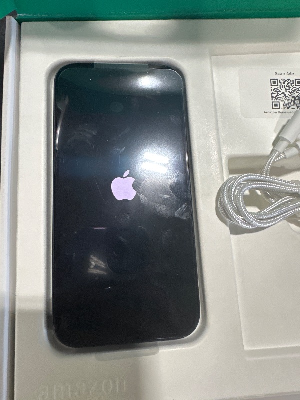 Photo 1 of Apple iPhone 15, 128GB, Black - Unlocked (Renewed Premium)