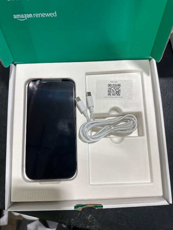 Photo 1 of Apple iPhone 15, 128GB, Black - Unlocked (Renewed Premium)