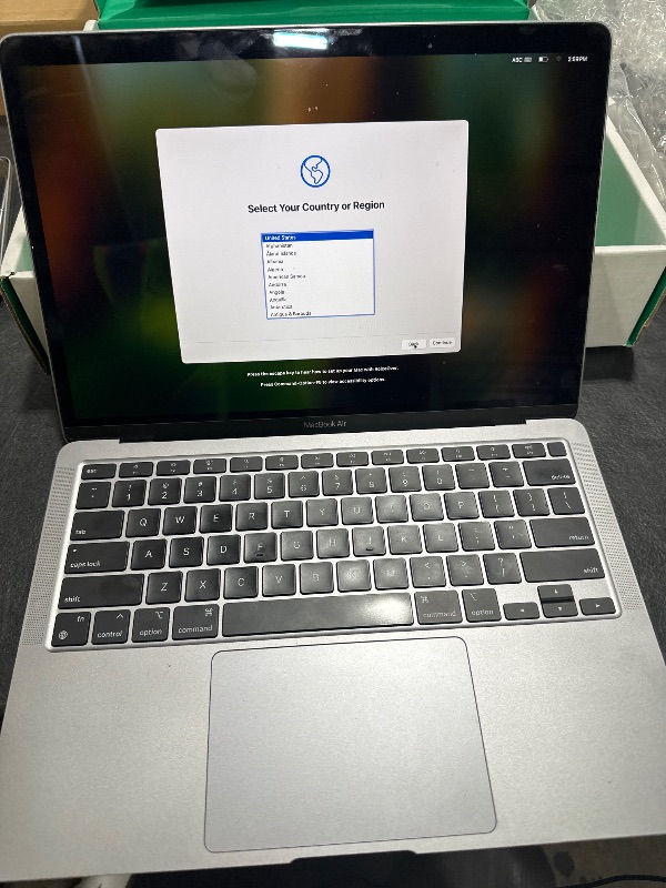 Photo 1 of Apple Late 2020 MacBook Air with Apple M1 Chip, 13.3-inch, 8GB RAM, 256GB SSD, Space Gray (Renewed Premium)